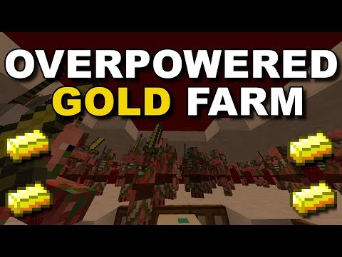 (1.15+) EASY & EFFICIENT GOLD FARM! (Expandable) – Minecraft Tutorial