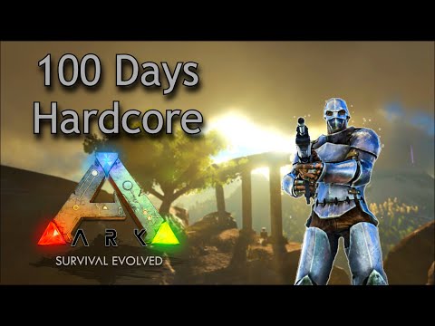 100 Days Hardcore ARK Survival Evolved – The Island