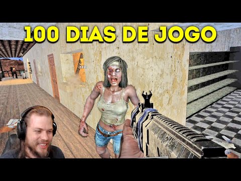 100 DIAS DE JOGO NO MOTEL DO APOCALIPSE | 7 DAYS TO DIE Gameplay Português