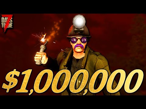 $1,000,000 HORDE NIGHT! – 7 Days to Die: MILLIONAIRE! Day 7 (Let's Play Gameplay)