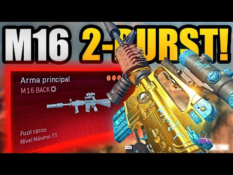 2 RAJADAS na M16 é COLOSSAL! | COD WARZONE