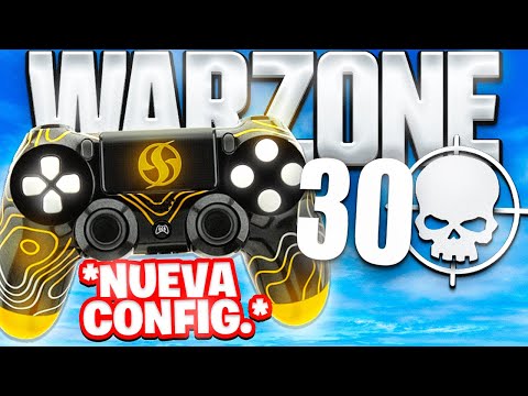 30 KILLS CON MI NUEVA CONFIGURACION DE MANDO EN COD WARZONE