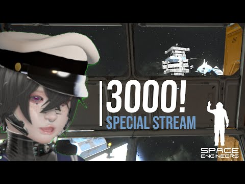 3000 Subscribers Stream, Halloween on Space Engineers & Second Life, Also New Vtuber Model!