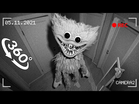 360° VR Poppy Playtime in Real Life / Camera shot Huggy Wuggy😱 / 360 video