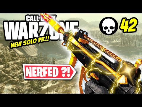 42 KILL WARZONE SOLO WIN!! MY *NEW* SOLO PR!!! (Cod Warzone Gameplay)
