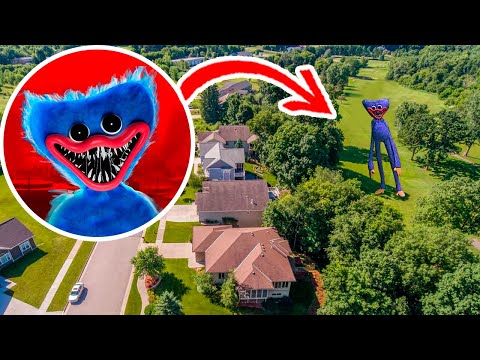 5 Huggy Wuggy Reales Captados por Drones en la Vida Real