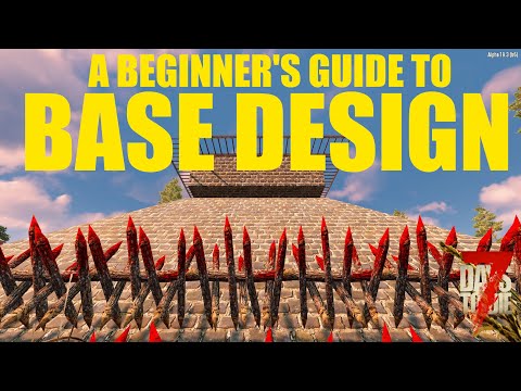 7 Days To Die – Beginners Guide | Simple, but effective, horde base designs!