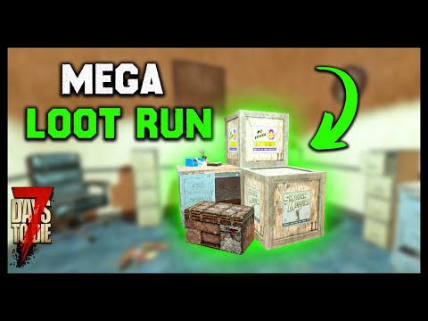 7 Days To Die – (Undead Legacy) Gameplay – MEGA LOOT RUN NIGHT! + Horde Night