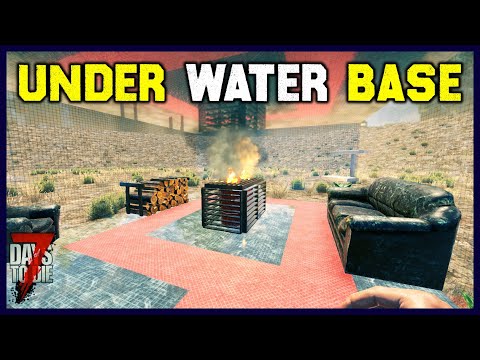 7 Days To Die – Under Water Base Vs Horde Night – Does It Work? A19.4