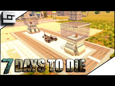 7 Days To Die – Zombie FORCE FIELD Base Defense Is AMAZING!