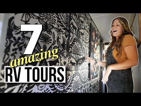 7 RV TOURS of Full-Time Families // RV Design Ideas + RV Hacks