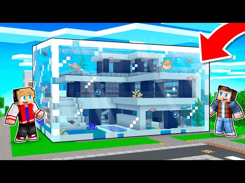 A CASA DA FAMÍLIA JP VIROU UM AQUÁRIO NO MINECRAFT !