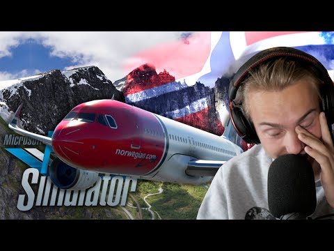 [A] ✈️ GALDHØPIGGEN, ÅLESUND OG TROLLVEGGEN!! | Microsoft Flight Simulator 2020 | Del 2
