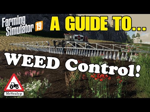 A Guide to… WEED Control! Farming Simulator 19, PS4. Tutorial.