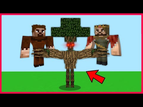 AĞAÇ ADAM ARDA VE RÜZGARA SALDIRIYOR! 😱 – Minecraft