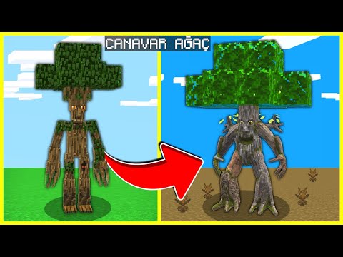 AĞAÇ ADAM, CANAVARA DÖNÜŞTÜ! 😱 – Minecraft