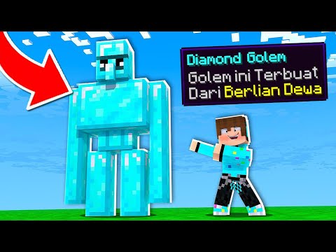 AKU HACK MINECRAFT AGAR BISA MEMBUAT GOLEM SUPER DIAMOND