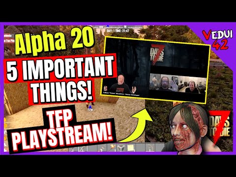 Alpha 20 – RELEASE pushed to NOVEMBER?  7 Days To Die ✔️