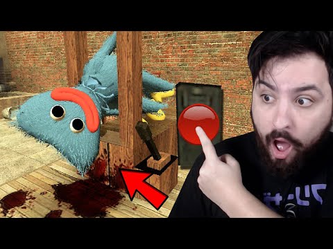 APERTE O BOTÃO E VEJA OQUE ACONTECE COM O HUGGY WUGGY!! – INCRÍVEL! (POPPY PLAYTIME)