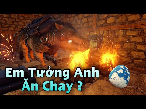 ARK: Survival Evolved -10 Thịt Hoe Gác Bếp Và Trứng Opla
