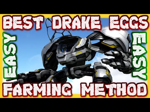 Ark Survival Evolved : Best Drake Eggs Farming Method Easy (Exo-Mek)
