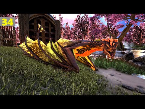 ARK Survival Evolved Multiplayer #34 Surfando no Wyvern
