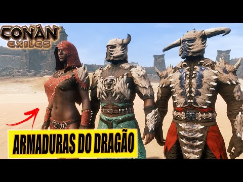 ARMADURAS DE OSSO DE DRAGÃO MUITO FORTE ENCONTRAMOS ALQUIMISTA T4 – CONAN EXILES 2021 T6EP14