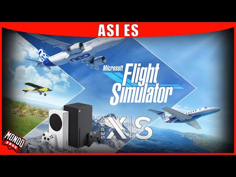 Asi es Microsoft Flight Simulator en consolas Xbox Series X|S, con pad y Hotas.