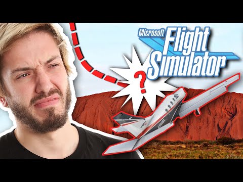 Attempted Landing On Uluru (Microsoft Flight Simulator)