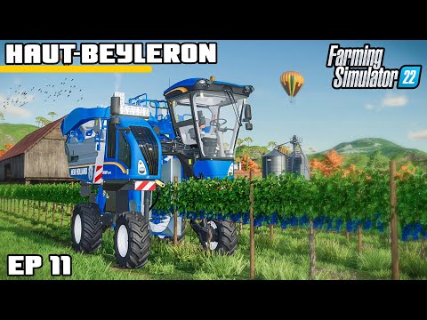 BACK IN THE VINEYARD  HARVESTING GRAPES | Farming Simulator 22 – Haut-Beyleron | Episode 11