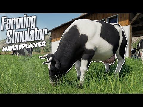 BAD FARMERS START DAIRY COW FARM! – Farming Simulator 19 Multiplayer Gameplay