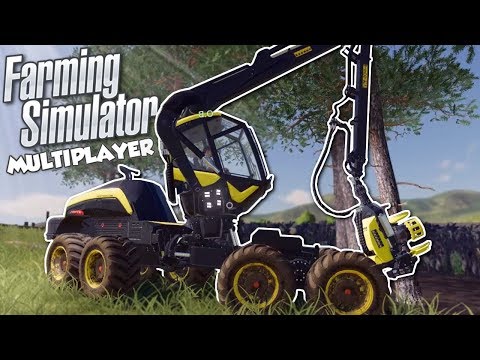 BAD LOGGING COMPANY CUTS TREES! – Farming Simulator 19 Multiplayer Gameplay