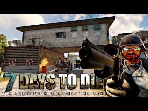 BASE TOUR & HORDE JOUR 105 ! Let's play 7 Days To Die FR (alpha19)
