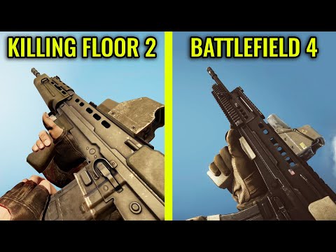 Battlefield 4 vs Killing Floor 2 – Weapons Comparison
