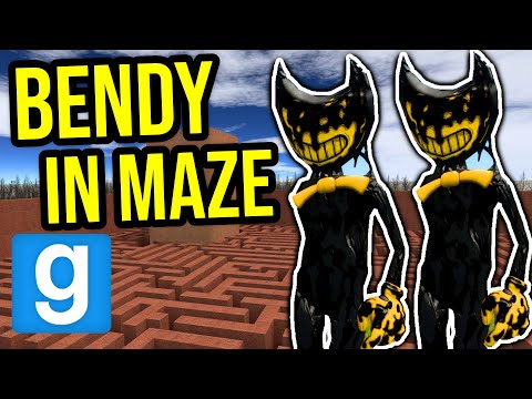 BENDY IN MAZE!! (Garry's Mod Nextbot)