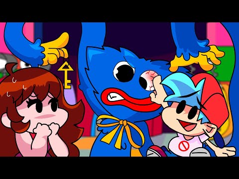 Boyfriend Vs Huggy Wuggy – FNF VS Poppy Playtime Animation #1
