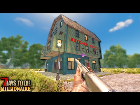 Breaking in my NEW SHOTGUN! – 7 Days to Die: MILLIONAIRE! Day 15 (Let's Play Gameplay)