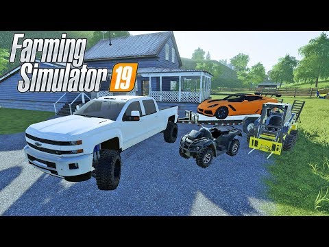 Buying New Duramax & Corvette ZR1 | Homeowner | Feeding Horses | Farming Simulator 19