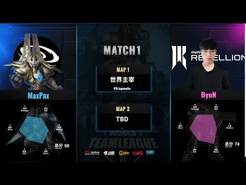 ByuN vs MaxPax (TvP) – World Team League Winter [StarCraft 2]