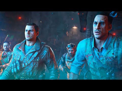 Call Of Duty Black Ops 4: Zombies! Todas las cinematicas en Español latino Historia del Aether