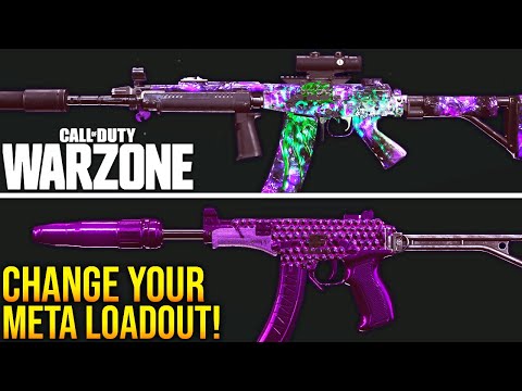 Call Of Duty WARZONE: CHANGE YOUR META LOADOUT! New BEST AR/SMG Setup! (WARZONE Best Loadouts)