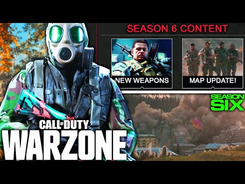 Call Of Duty WARZONE: HUGE SEASON 6 MAP UPDATES, NEW WEAPONS, & MORE REVEALED!