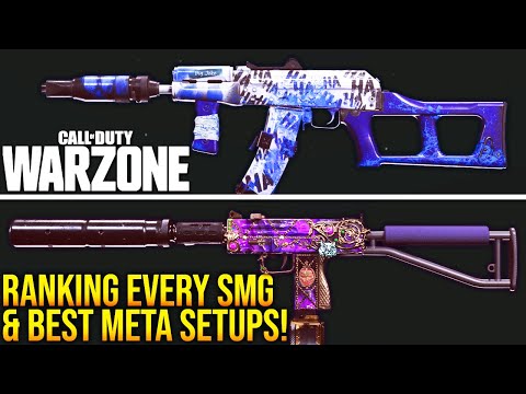 Call Of Duty WARZONE: RANKING EVERY SMG & BEST META LOADOUTS! (WARZONE Best Setups)