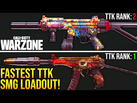 Call Of Duty WARZONE: The FASTEST KILLING SMG LOADOUT! (COD WARZONE Best SMG)