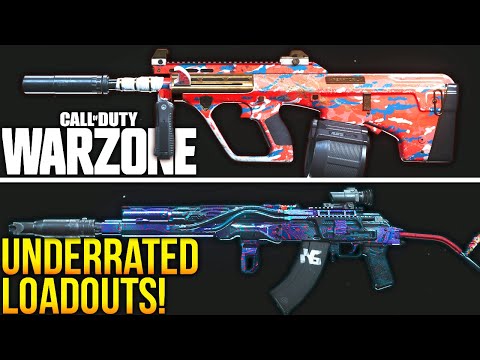 Call Of Duty WARZONE: TOP 5 UNDERRATED Loadouts In SEASON 6! (WARZONE Best Loadouts)