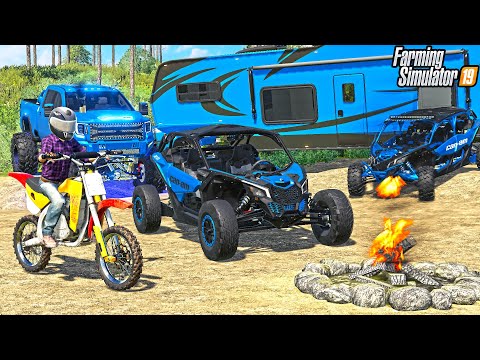 CAMPING TRIP WITH EVERY OFFROAD TOY | FARMING SIMULATOR 2019
