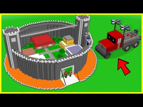 CANAVAR KAMYON VS GÜVENLİ KALE! 😱 – Minecraft