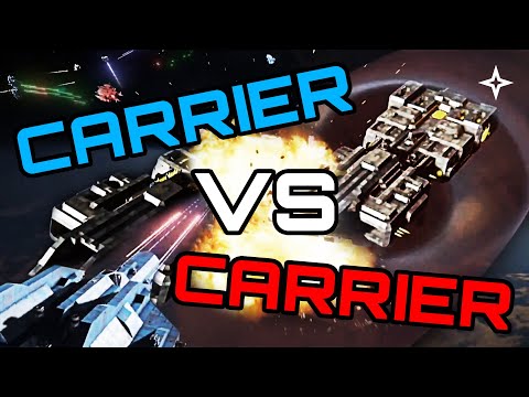 Carrier Battle PvP – SHIELDS & LASERS – Space Engineers