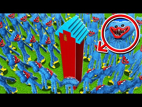 CASA NO CÉU vs 10000 HUGGY WUGGY no Minecraft ‹ Koow ›