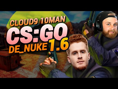 CELEBRATING 21 YEARS OF COUNTER-STRIKE | CS:GO 1.6 de_nuke Throwback ft. n0thing & TenZ!